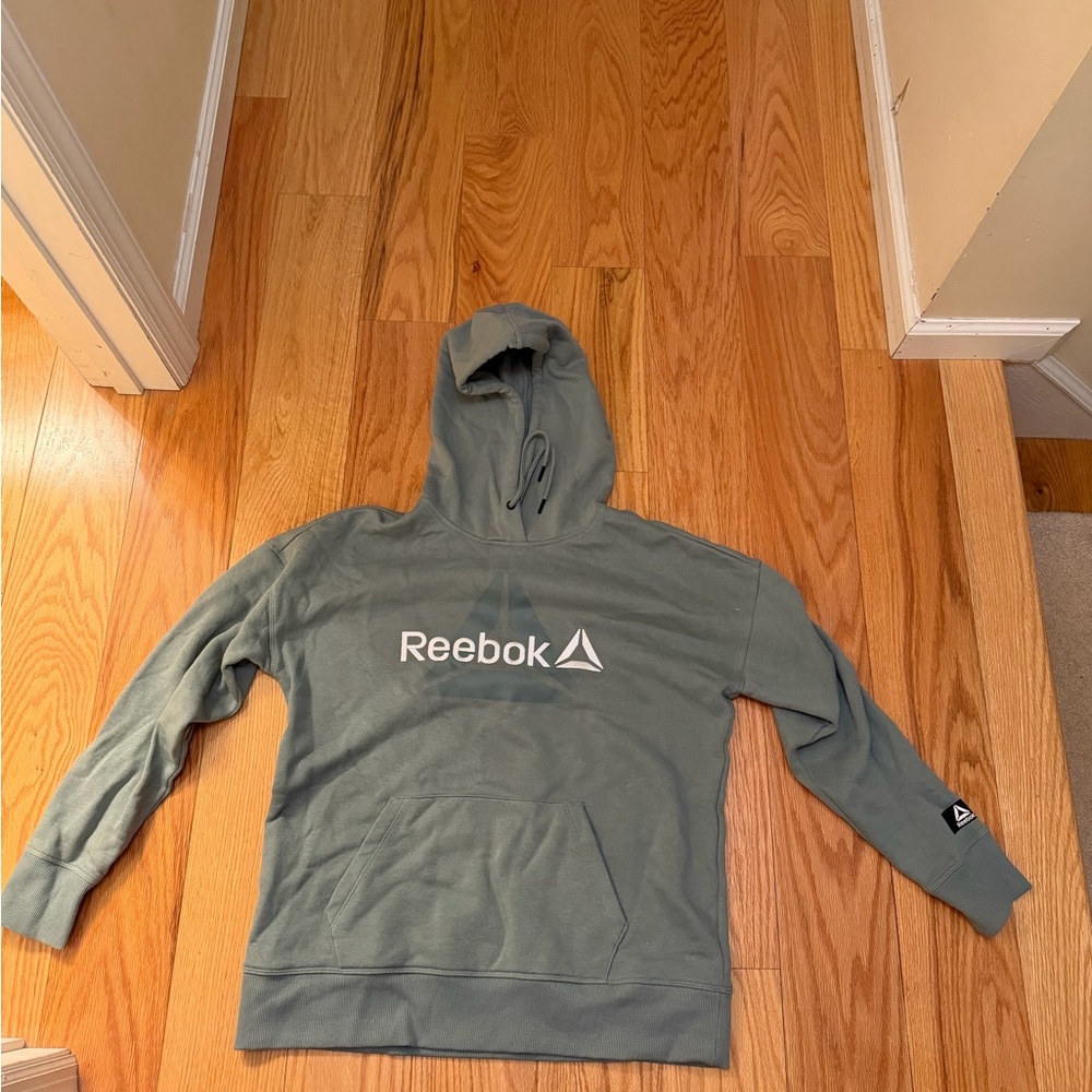 Reebok Olive Green Pullover Hoodie